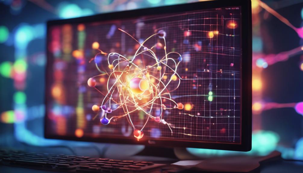 Quantum Simulation for Material Science analyzing data with algorithms